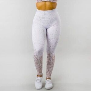 Buff Bunny rose gold leggings